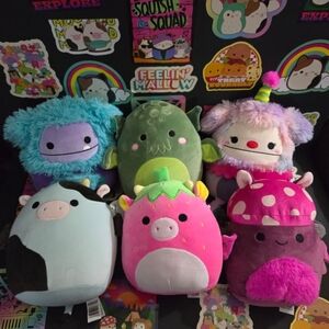 Squishmallows 8" Legendary Collection Complete Set of 6. Brand New with Tags.